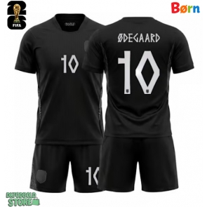 Norge Martin Odegaard #10 Replika Babytøj Udebanesæt Børn VM 2026 Kortærmet (+ Korte bukser)